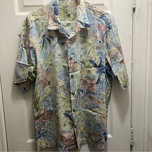 Kona Kai‎ Trading Co. Camp Shirt Mens XL Hawaiian Floral